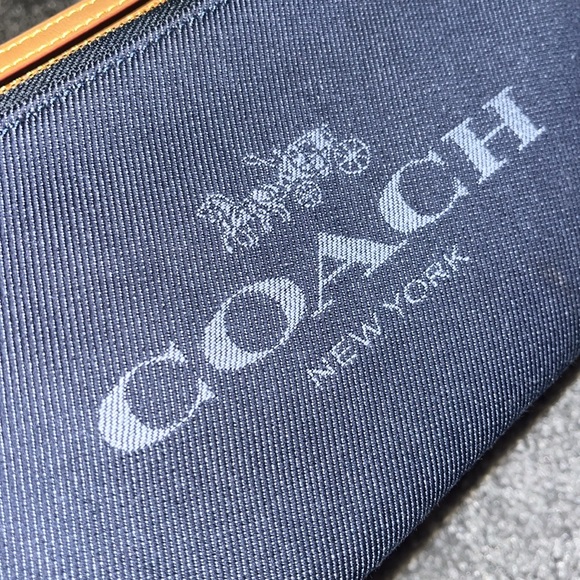 Coach Blue Wristlet Clutch - Picture 2 of 6
